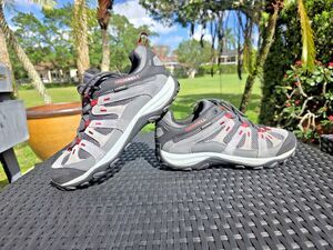 Merrell Alverstone 2 Waterproof Hiking Shoes Mens 11 w Gray Red  j037171w